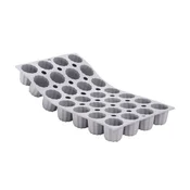 Silicone mold for 28 mini-canneles, 30 x 17.5 cm - de Buyer brand