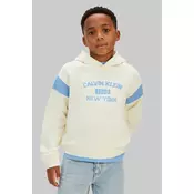 Calvin Klein Jeans dukserica s kapuljacom za djecu s pamukom
