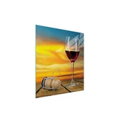 shumee STEKLENA REZALNA DESKA 45x52 VINO