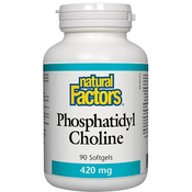 Natural Factors – Fosfatidilholin 420 mg (90 mehkih kapsul)
