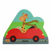 Slagalica iTotal žirafa u autu 24 komada 3+ XL2272
