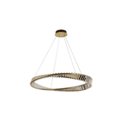 LED Zatemnitven kristal lestenec na vrvici LED/50W/230V + Daljinski upravljalnik