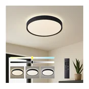 Brilagi - ORINO LED stropno svetlo, prigušiva, LED/54W/230V 3000-6000K, crna, precnik 43 cm + daljinski upravljac