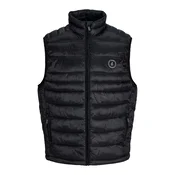 JACK & JONES Brezrokavnik JJEKINGSLEY črna
