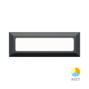 Braytron Zidna svetiljka BRY-VEKTA-B-RCT-SIVA-5W-3IN1-IP65