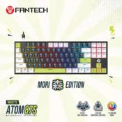 Tastatura Mehanicka Gaming Fantech MK877S RGB Atom 87S Mori plava (crveni switch)