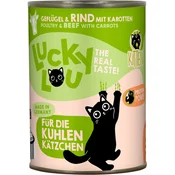 Lucky Lou Life Stage mačja hrana Kitten - perutnina in govedina - 400 g