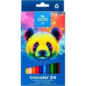 Koh-i-Noor Triocolor trikotne barvice 24 kosov Medvedek