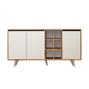Hanah Home Seria Komoda, Belo-Hrast