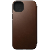 Nomad Leather MagSafe Folio, brown - iPhone 14 Plus (NM01284185)