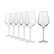 6-piece Avant-Garde white wine glass set, 390 ml - Krosno