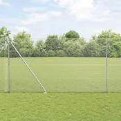 Zavareno žicano ogradivanje s bodljama 10 x 1,6 m Srebrna Mreža