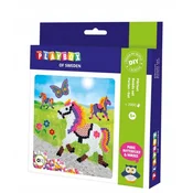 PLAYBOX PERLE ZA LIŽANJE Konj in metulj 2000 kosov + papir + vzorec