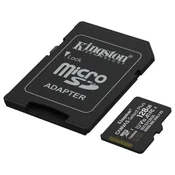 Kingston sdcs3/128gb/microsdxc/128gb/class10 u1/150mb/s + adapter Memorije kartice ( SDCS3/128GB )