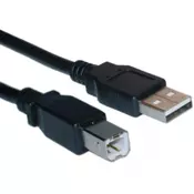 FAST ASIA Kabl USB A - USB B MM 5m crni