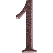 Številka 1 baker antik 120mm Bakrena