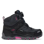 Trekking čevlji CMP Kiruna Mid FitGo Fleece Wp 3Q57894 Črna