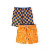 MINOTI Kratke kopalne hlače  marine / oranžna