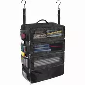 INF Zložljiva potovalna torba za shranjevanje Velika organizatorica prostora Black, (5000213121)