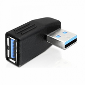 DeLock adapter USB 3.0 muški - USB 3.0 ženski pod kutom od 270° horizontalno