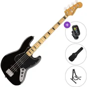 Fender Squier Classic Vibe 70s Jazz Bass MN SET Black Električna bas kitara