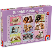 Schmidt - Puzzle My Animal Friends 100 - 100 kosov