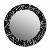 tulup.si Okroglo okrasno ogledalo Geometrijski vzorec fi 70 cm