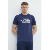 Pamucna majica The North Face za muškarce, boja: tamno plava, s tiskom, NF0A87NX8K21