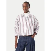 Tommy Jeans Srajca Essetnial DW0DW23340 Svetlo modra Oversize
