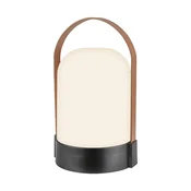 Briloner LED-akumulatorska namizna svetilka ASA BIG, antracit/rjava Višina 24 cm IP44 - Dnevna soba/jedilnica - Sodobni - antracit, rjava - Kovina