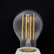 LED-žarnica Lindby, žarilna nitka, E27, 7 W, prozorna, 2700 K - Steklo