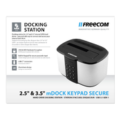 Freecom mDock prikljucna stanica za tvrdi disk (HDD), 6,35 cm, 8,89 cm, 256-AES enkripcija (56425)
