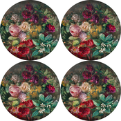 Bertoni Home Unisexs 4 Round Table Pads Set Bukiet