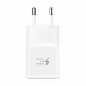 Polnilec za telefone Samsung EP-TA200EWE, originalni, Adaptive Fast Charging, bel