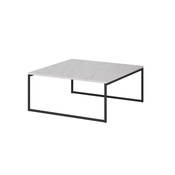 MATIS Klub sto Valencia 80×80 - Beli mermer