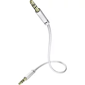 Inakustik Avdio kabel Inakustik Star, 3,5 mm moški banana konektor/2 x moški cinch kon., bel, 1,5 m