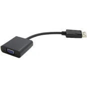 VALUELINE DisplayPort VGA/D-Sub transformator Crno 20cm 12.99.3135