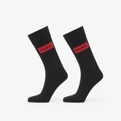 Nogavice Hugo Boss 2-Pack Rs Red Label Cc Black 40-46