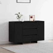 Kreveta Crni hrast 120 x 41 x 75 cm Konstruirano drvo