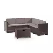 Bica garnitura set COLORADO CORNER, smeda