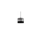Luster na sajli CORAL S 1xE27/60W/230V crno-sivi