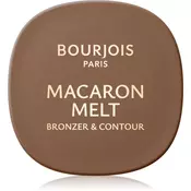 Bourjois Macaron Melt Bronzer & Contour bronzer in puder za konture 2 v 1 odtenek 02 Milky Mocha 5 g