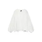 VERO MODA Bluza VMNATALI bela