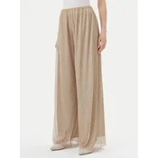 MAX&Co. Hlače iz tkanine Raiment 2516781033200 Zlata Wide Leg