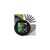 sarcia.eu Rjavi vrtni robovi + sidra 10 metri + 30 sidro