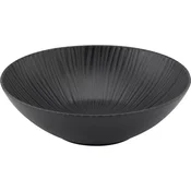 Gastro skleda Vesuvio Black 24 cm, črna (4 kos)