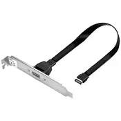 LINDY LINDY USB-C adapter [1x moški konektor USB-C - 1x ženski konektor USB-C®], (20428753)
