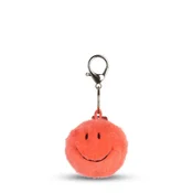 SMILEY obesek za ključe Eco Fuzzy, 5,5 cm, koralni