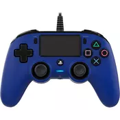 Bigben Wired Nacon Controller PS4 3m kabel (PC compatible) plavi