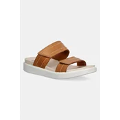 Kožne natikace Ecco Soft Sandal W
